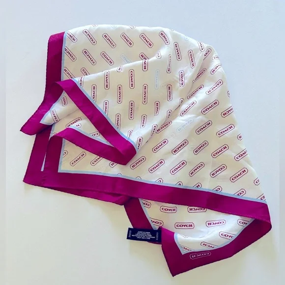 COACH || Monogram Neck Scarf. Sz. - Picture 7 of 13
